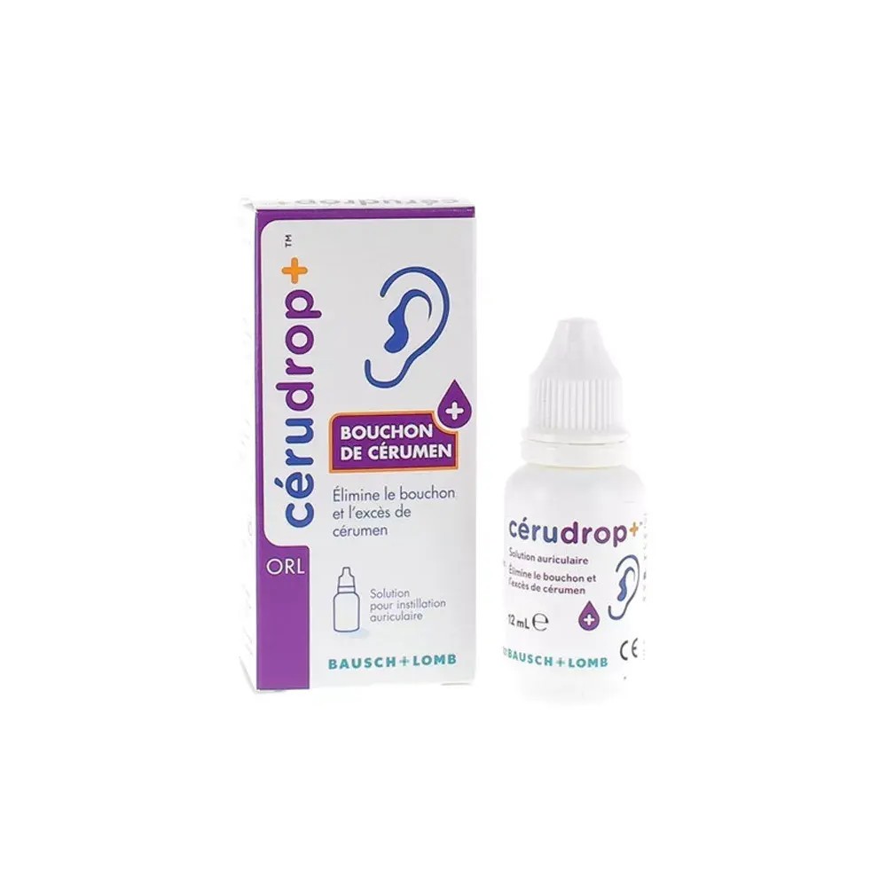 Bausch Cérudrop+ Solution Auriculaire 12 ml
