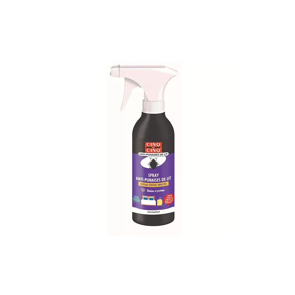 Cinq sur Cinq Anti-Punaises de Lit Spray 250 ml