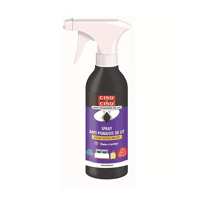 Cinq sur Cinq Anti-Punaises de Lit Spray 250 ml