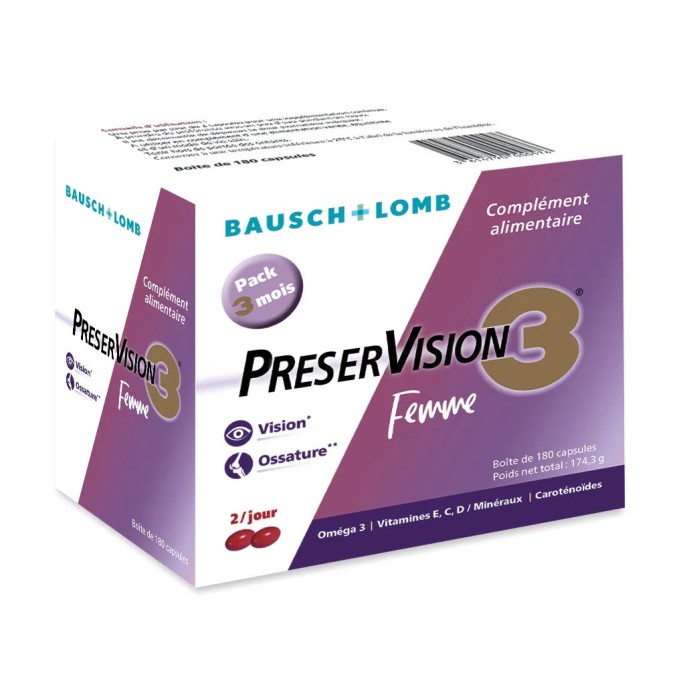Bausch Preservision 3 Femme Capsules
