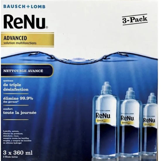 Bausch ReNu Advanced Solution 3 x 360 ml