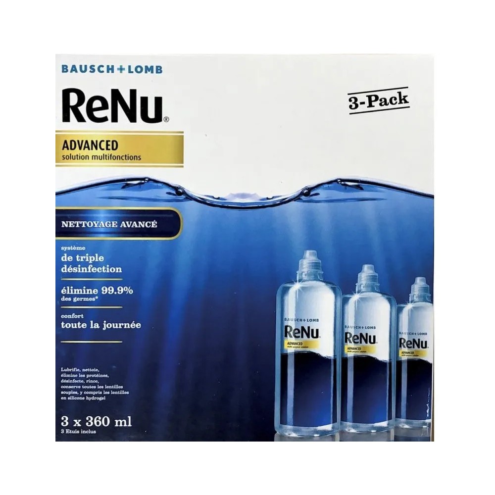 Bausch ReNu Advanced Solution 3 x 360 ml