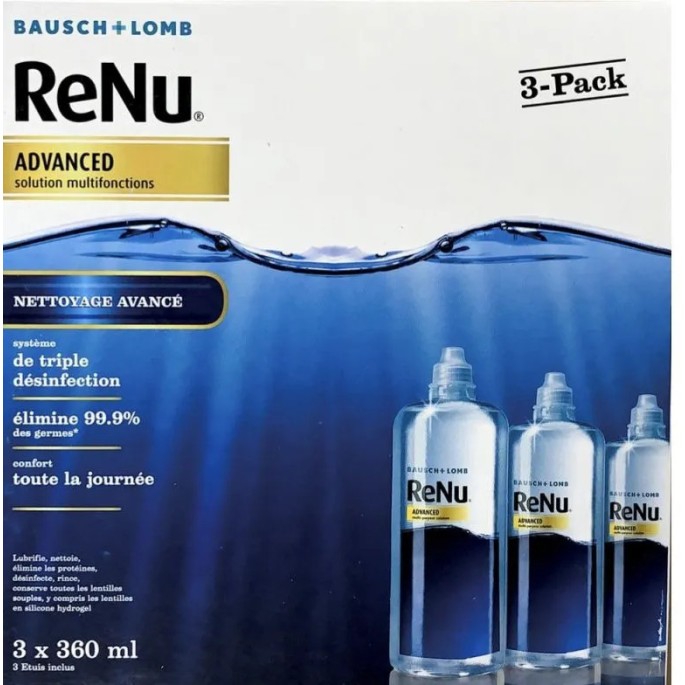 Bausch ReNu Advanced Solution 3 x 360 ml