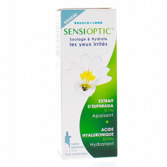 Bausch Sensioptic Solution Ophtalmique 10 ml
