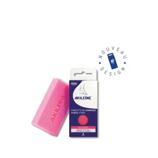 Akileïne poncette de gommage rose