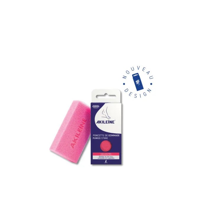Akileïne poncette de gommage rose
