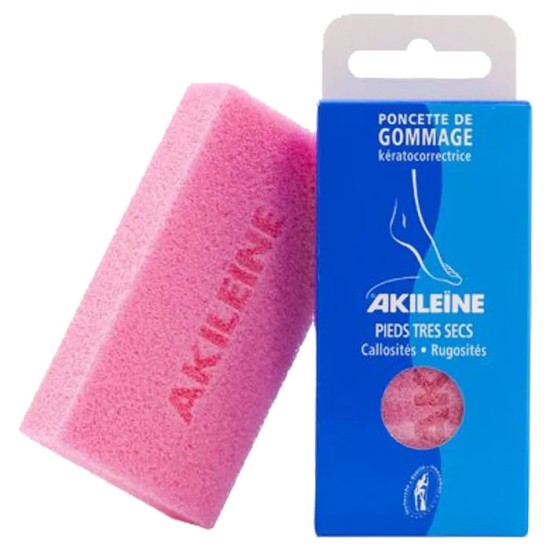 Akileïne poncette de gommage rose