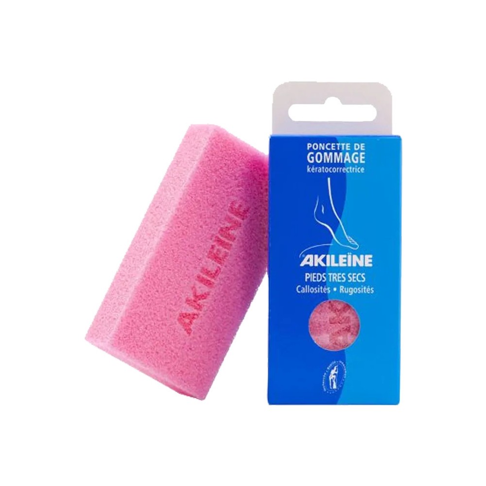 Akileïne poncette de gommage rose