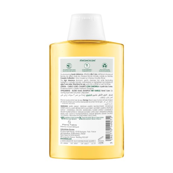 Klorane Shampooing Camomille 200 ml