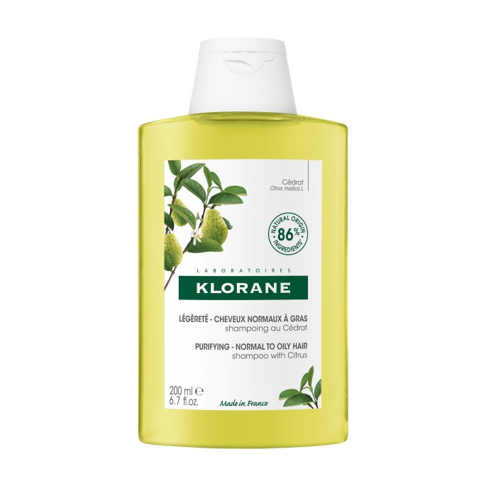 Klorane shampoing légèreté vitalité 200 ml