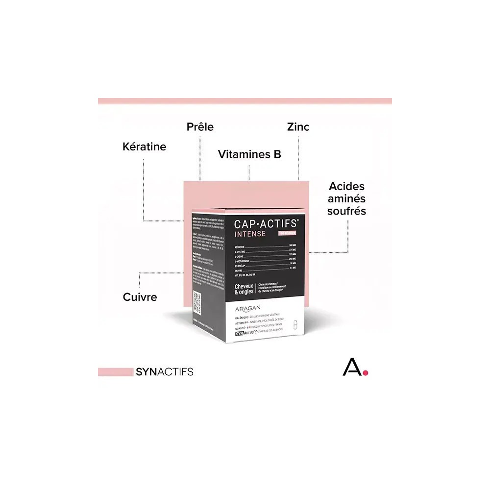 Aragan Synactifs CapActifs Intense 120 gélules