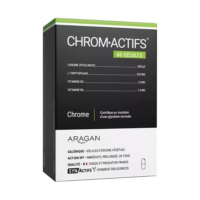 Aragan Synactifs ChromActifs 60 Gélules