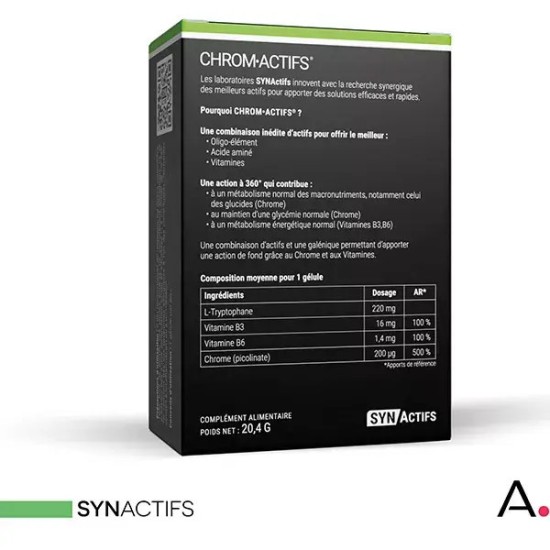 Aragan Synactifs ChromActifs 60 Gélules