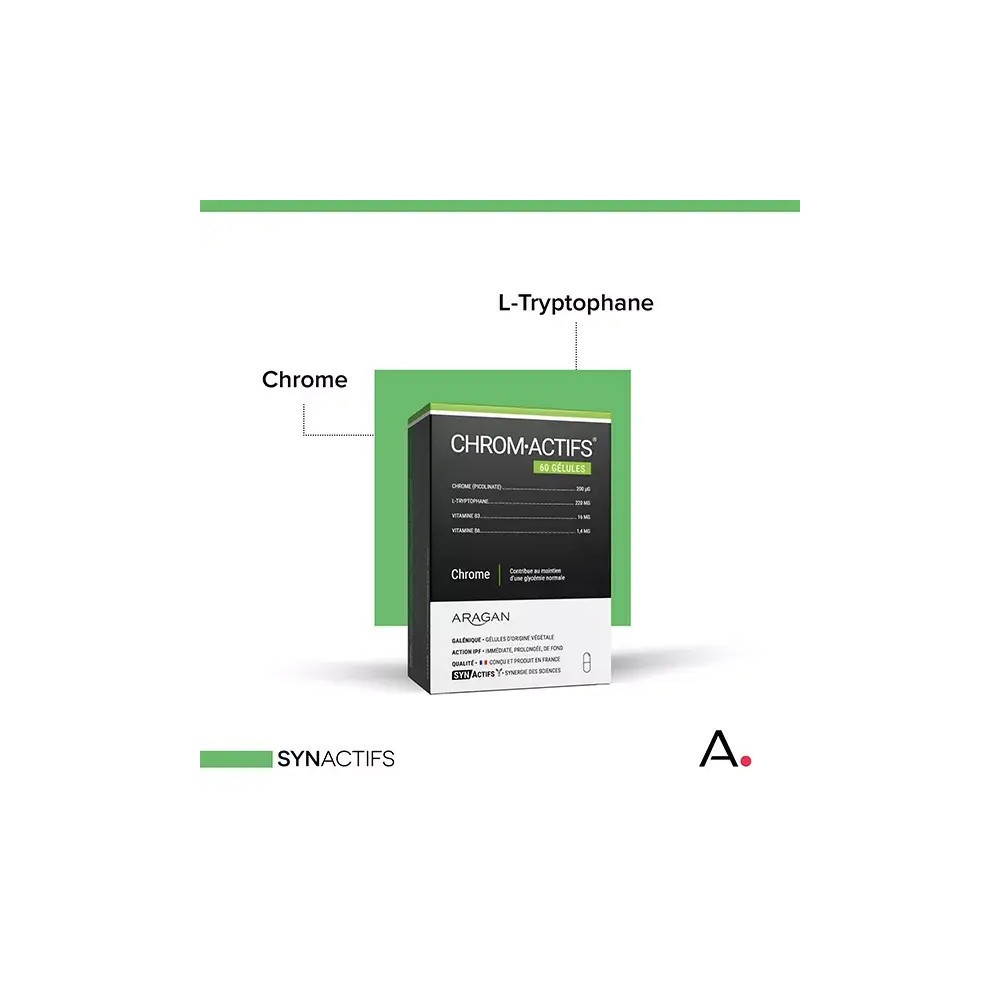 Aragan Synactifs ChromActifs 60 Gélules