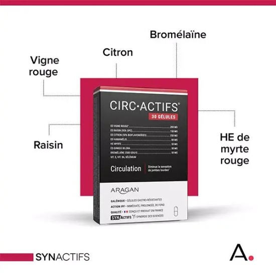 Aragan Synactifs CircActifs 30 gélules