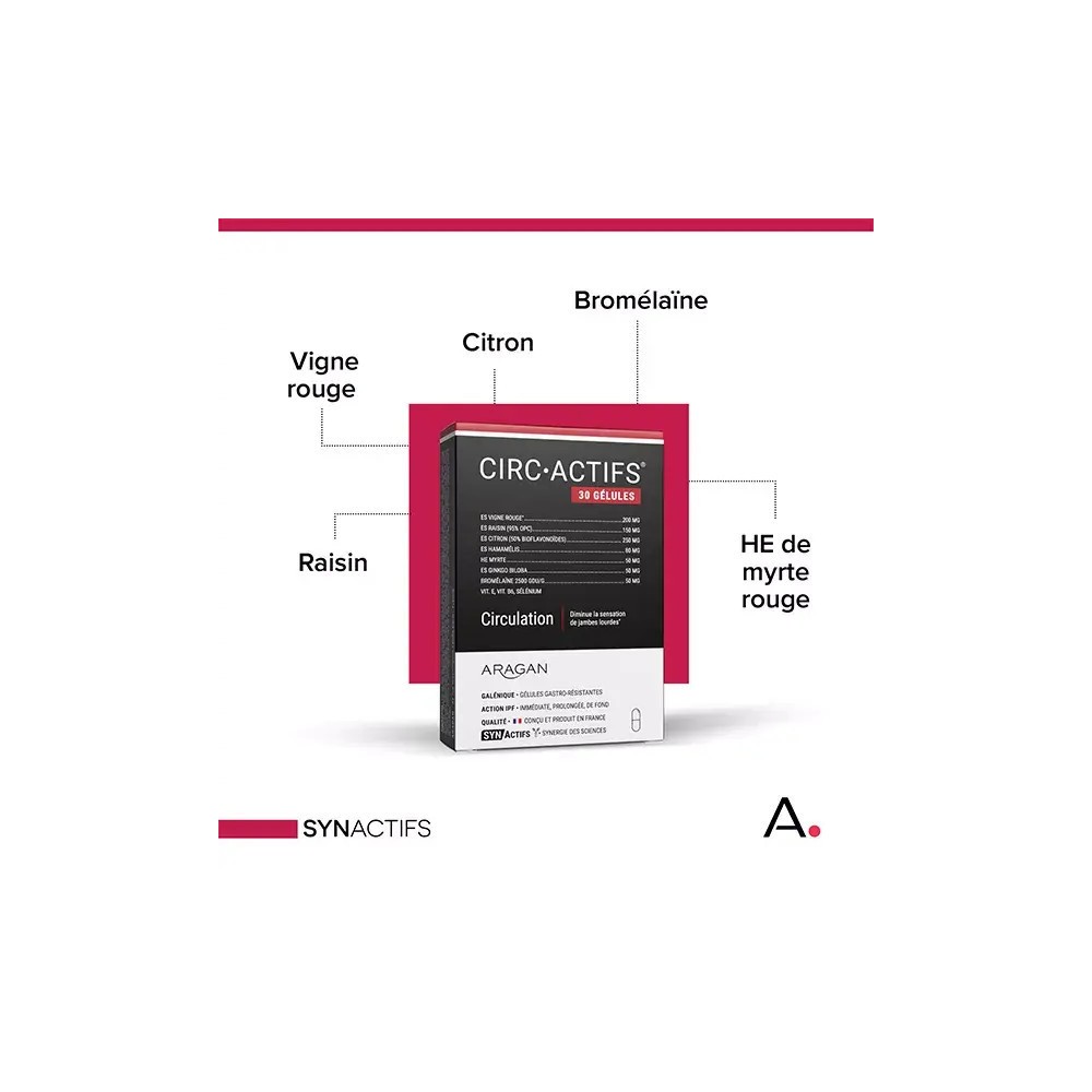 Aragan Synactifs CircActifs 30 gélules
