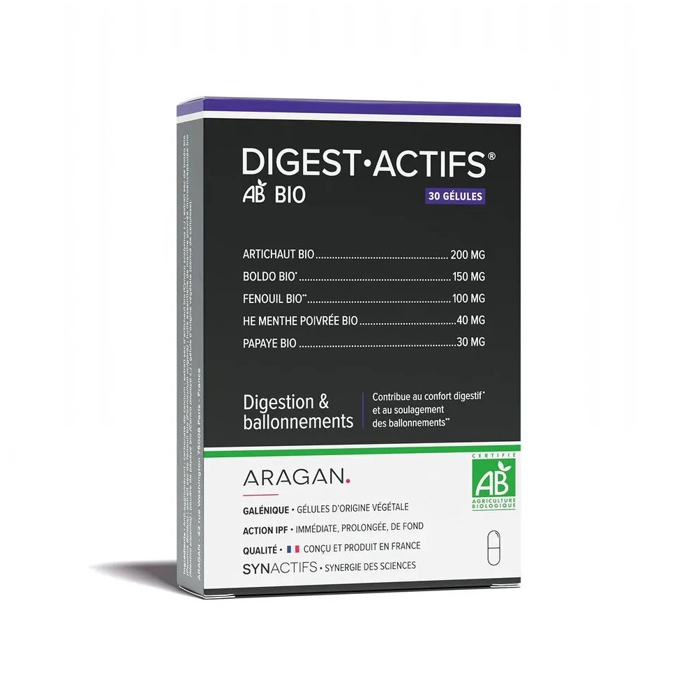 Aragan Synactifs DigestActifs Gélules