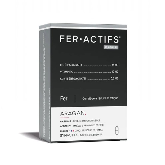 Aragan Synactifs FerActifs 60 gélules