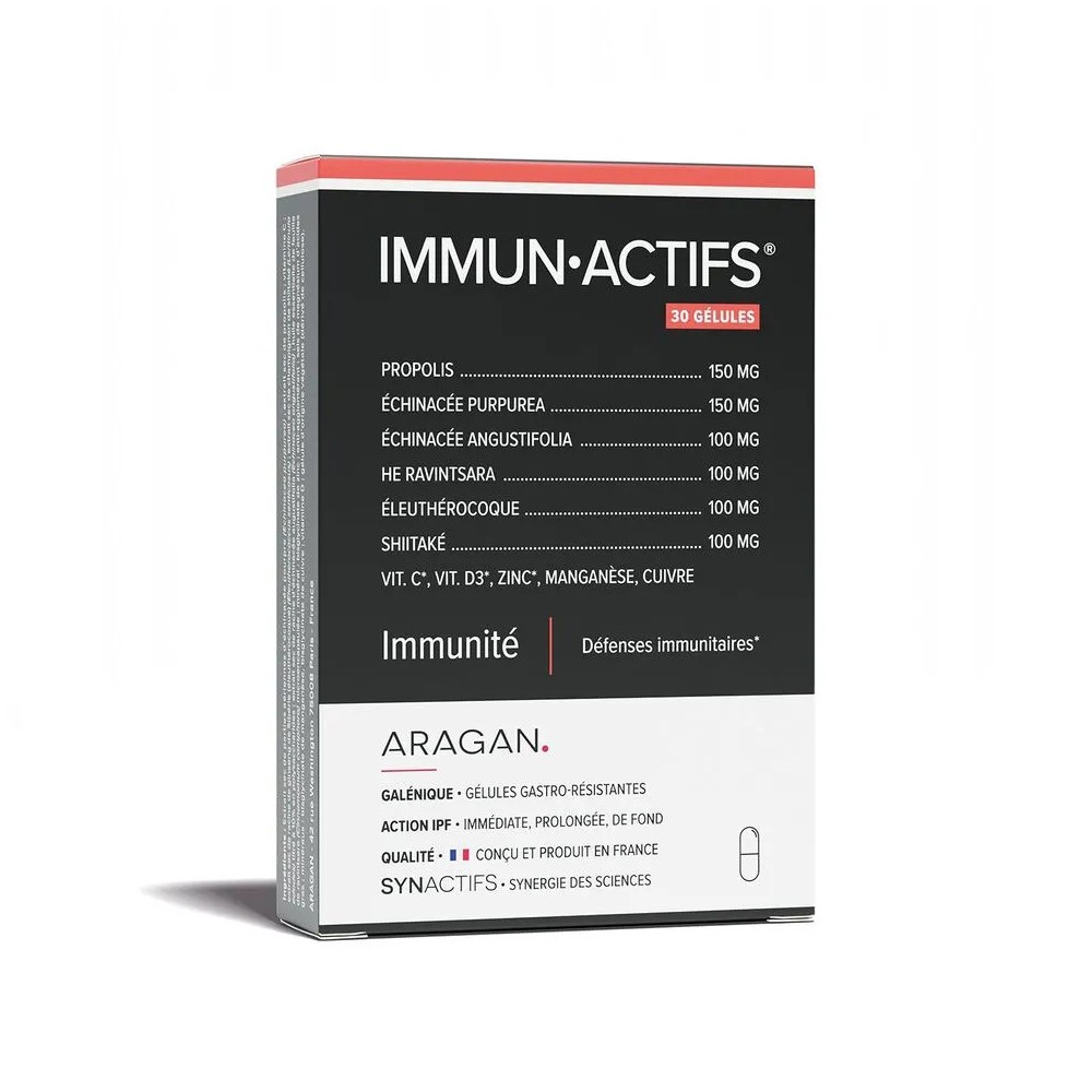 Aragan Synactifs ImmunActifs 30 gélules