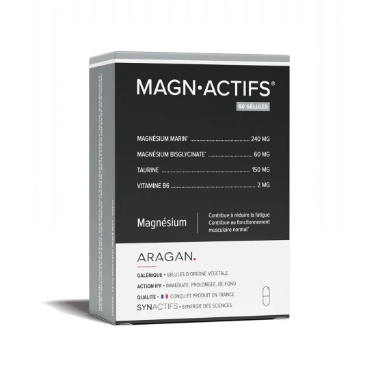 Aragan Synactifs MagnActifs 60 gélules