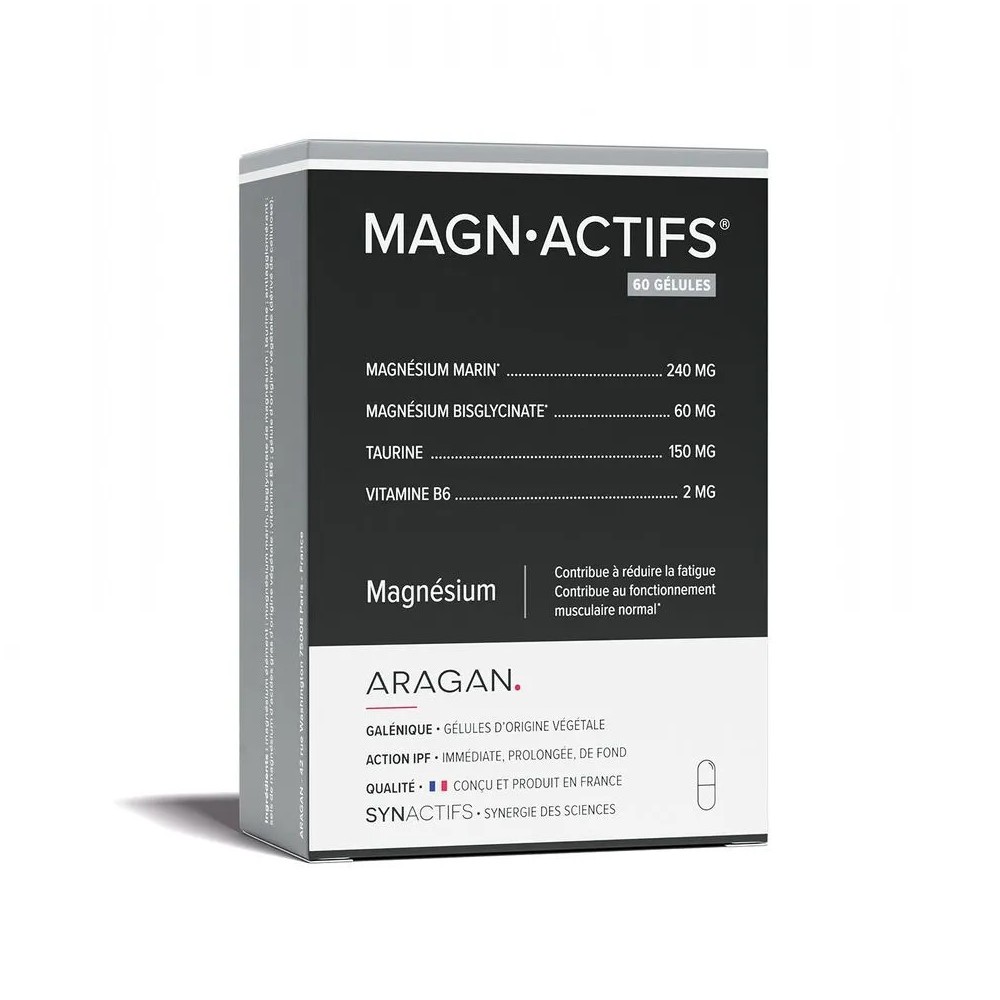 Aragan Synactifs MagnActifs 60 gélules