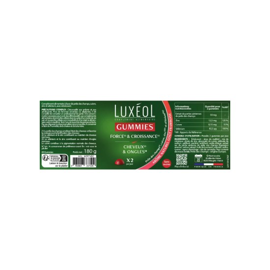 Luxéol Gummies Force et Croissance