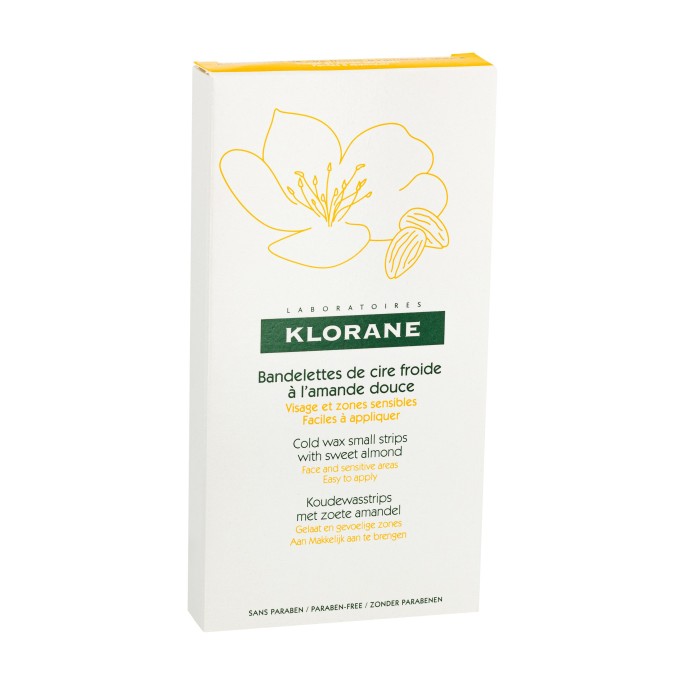 Klorane cire froide visage 6 bandes