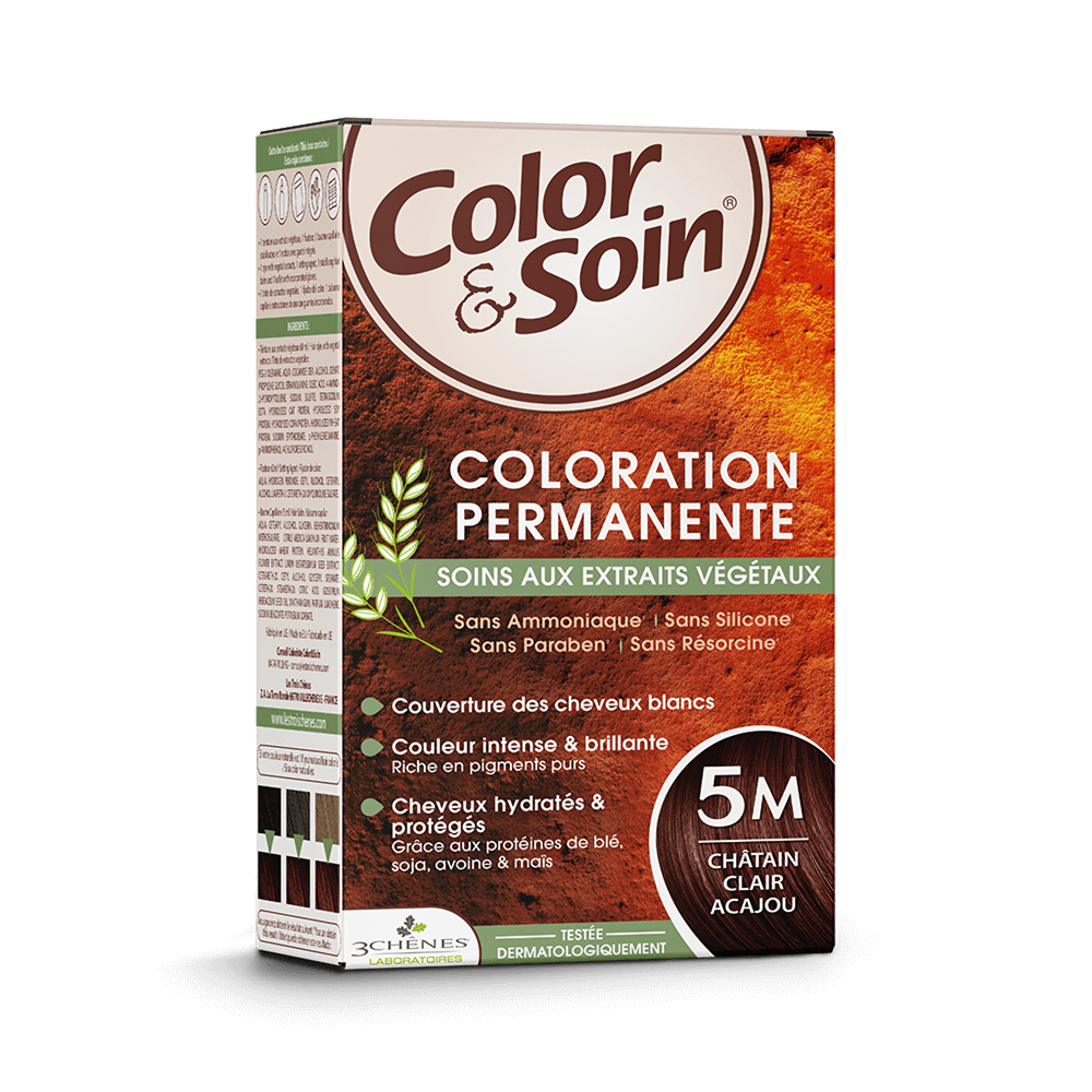 Les 3 Chênes Color & Soin n°5M Châtain Clair Acajou