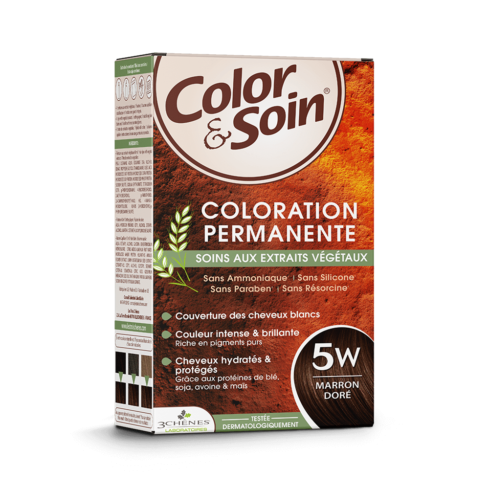 Les 3 Chênes Color & Soin N°5W Marron Doré