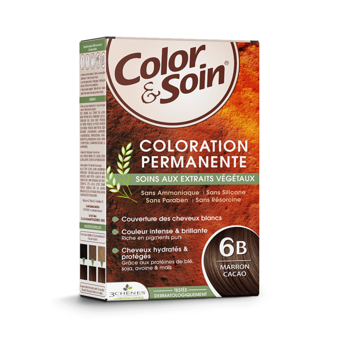 Les 3 Chênes Color & Soin N°6B Marron Cacao