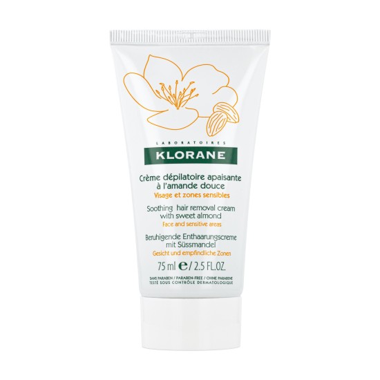 Klorane crème dépilatoire zone sensible 75 ml