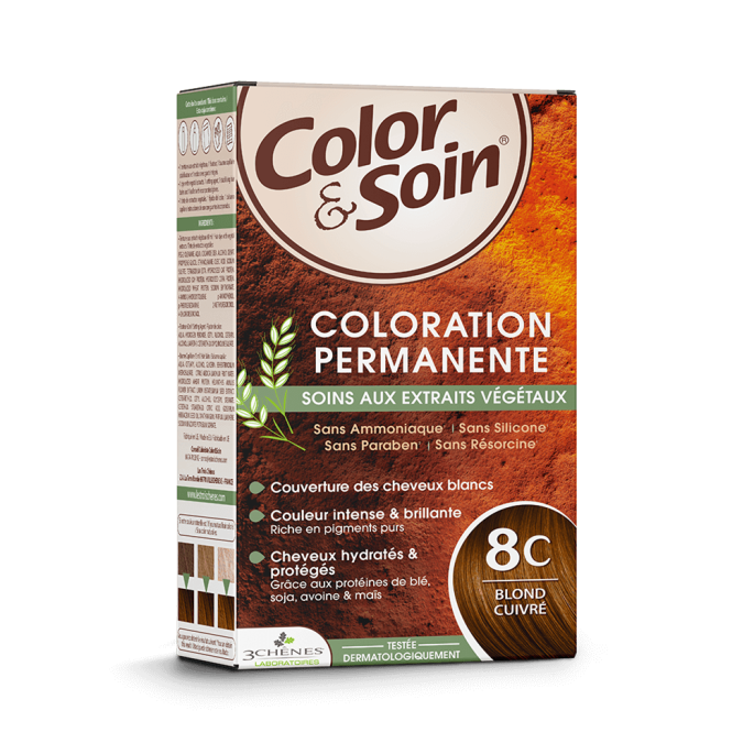 Les 3 Chênes Color & Soin N°8C Blond Cuivre