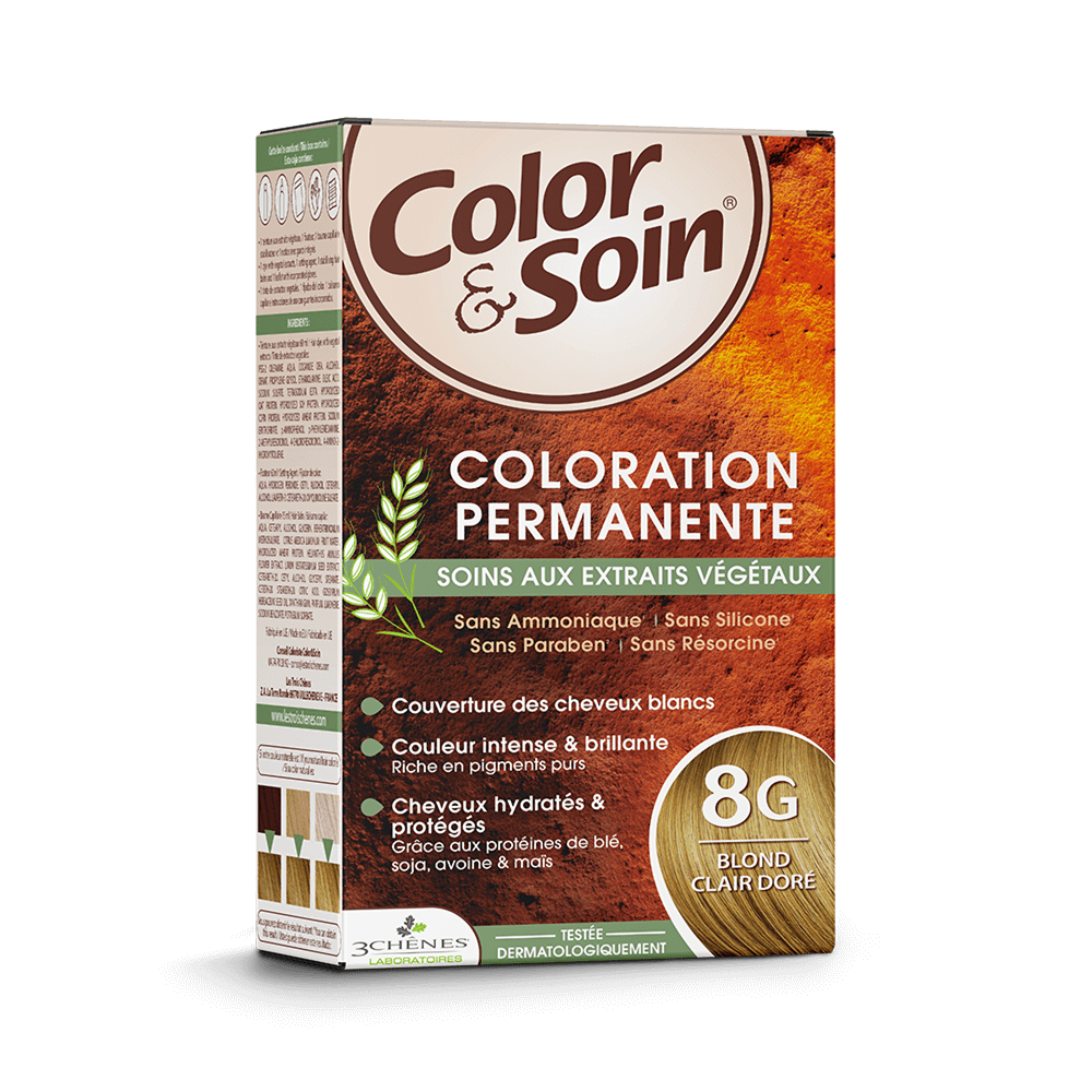 Les 3 Chenes Color & Soin N°8G Blond Clair Doré