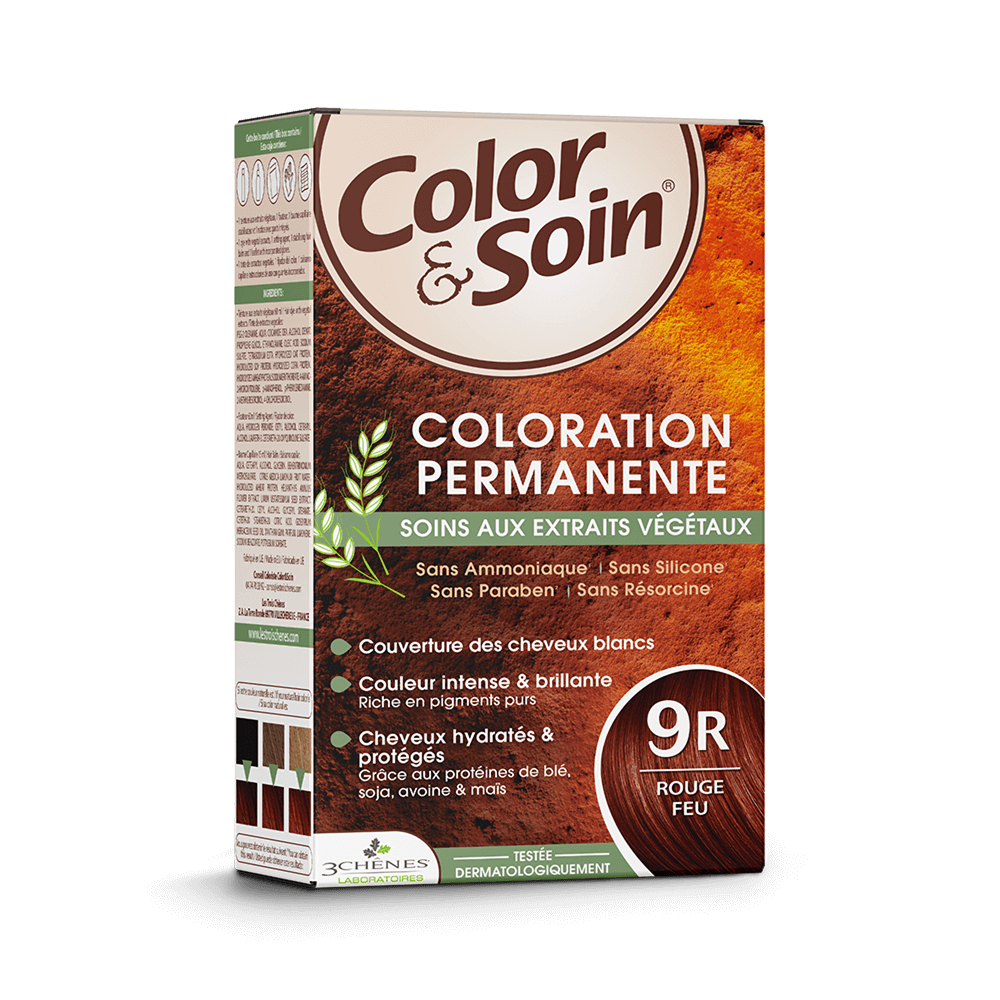 Les 3 Chenes Color & Soin N°9R Rouge Feu