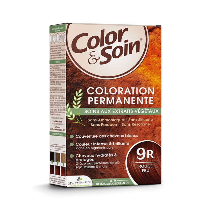 Les 3 Chenes Color & Soin N°9R Rouge Feu