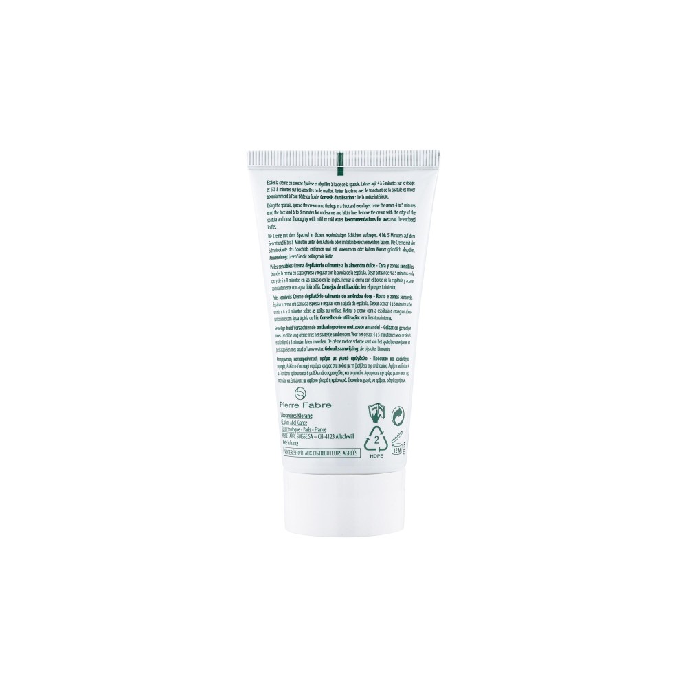 Klorane crème dépilatoire zone sensible 75 ml