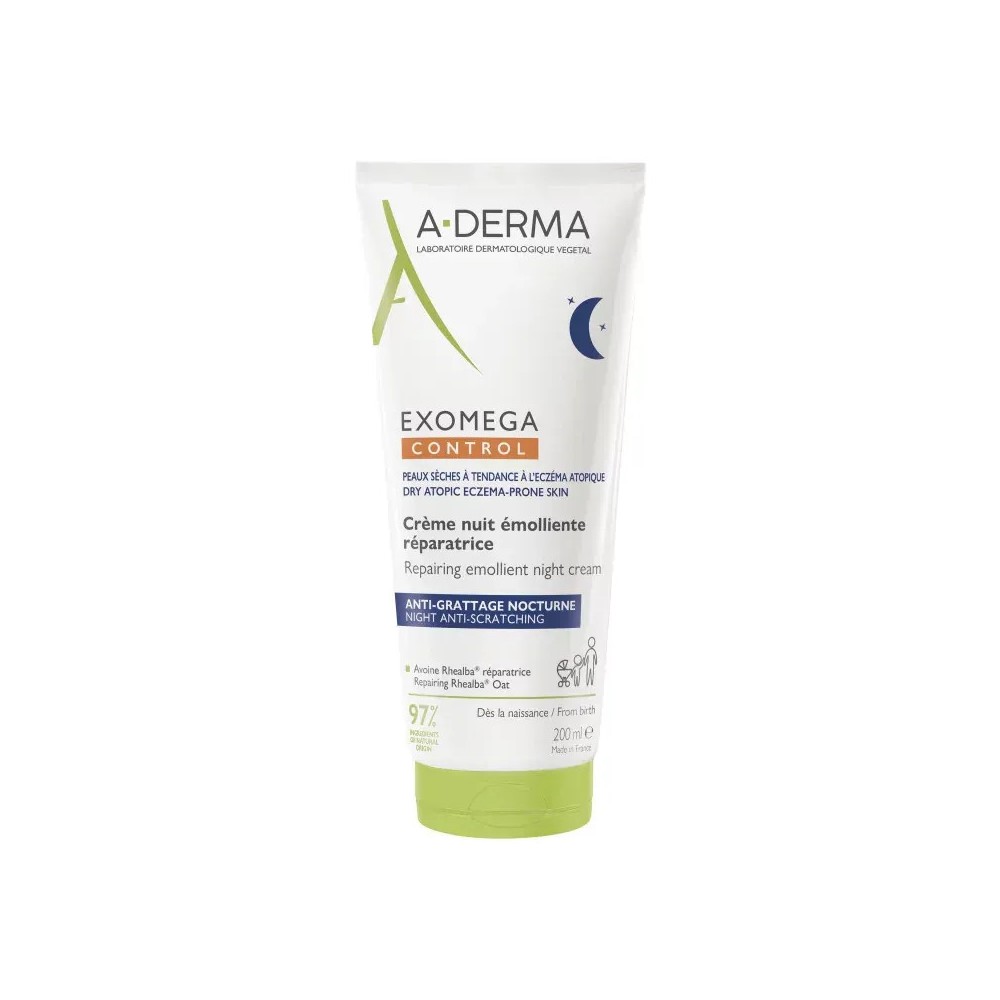 A-DERMA Exomega Control Crème Nuit 200 ml