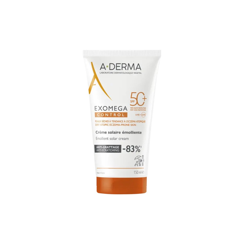 A-Derma Exomega Crème Solaire Émolliente SPF50+