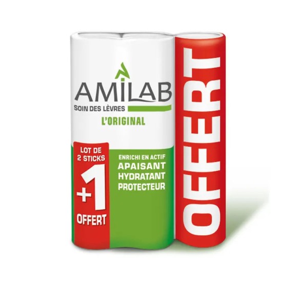 Amilab Stick Baume Lèvres Trio
