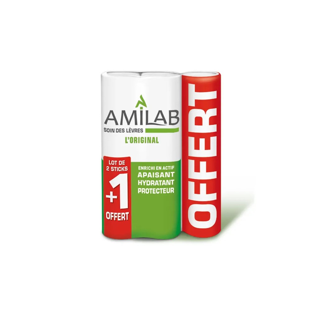 Amilab Stick Baume Lèvres Trio