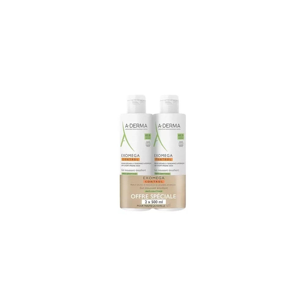 A-Derma Exomega Control Gel Moussant Émolient