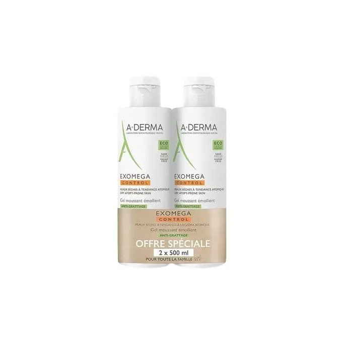 A-Derma Exomega Control Gel Moussant Émolient