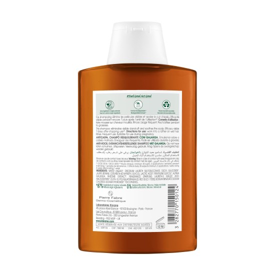 Klorane Shampoing Rééquilibrant au Galanga 200 ml