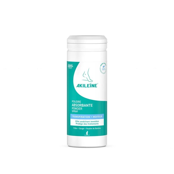 Akileïne poudre absorbante anti transpirable 75 g