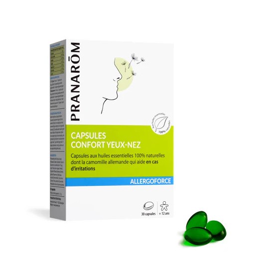 Pranarom Allergoforce Capsules Confort Yeux-Nez