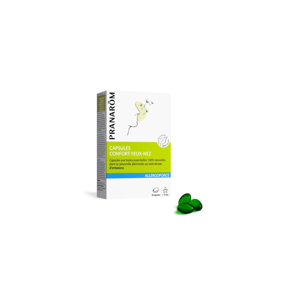Pranarôm Allergoforce Capsules Confort Yeux-Nez