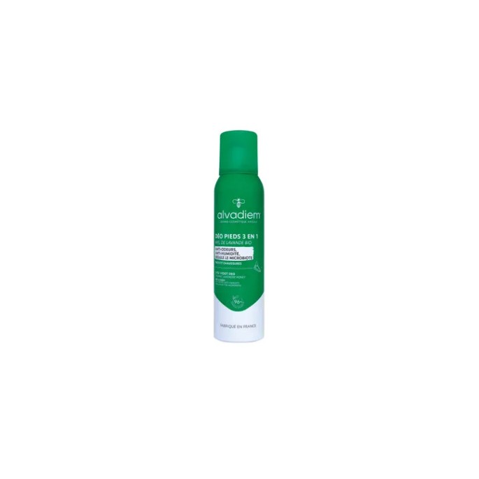 Alvadiem Déodorant Pieds 3 en 1 Spray