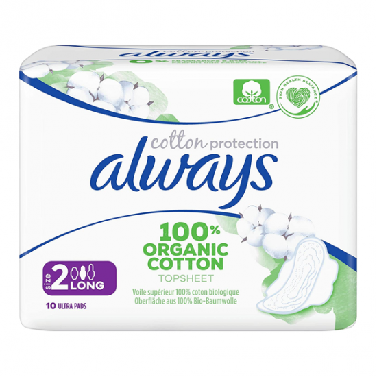 Always Protection Long Plus Serviettes Coton