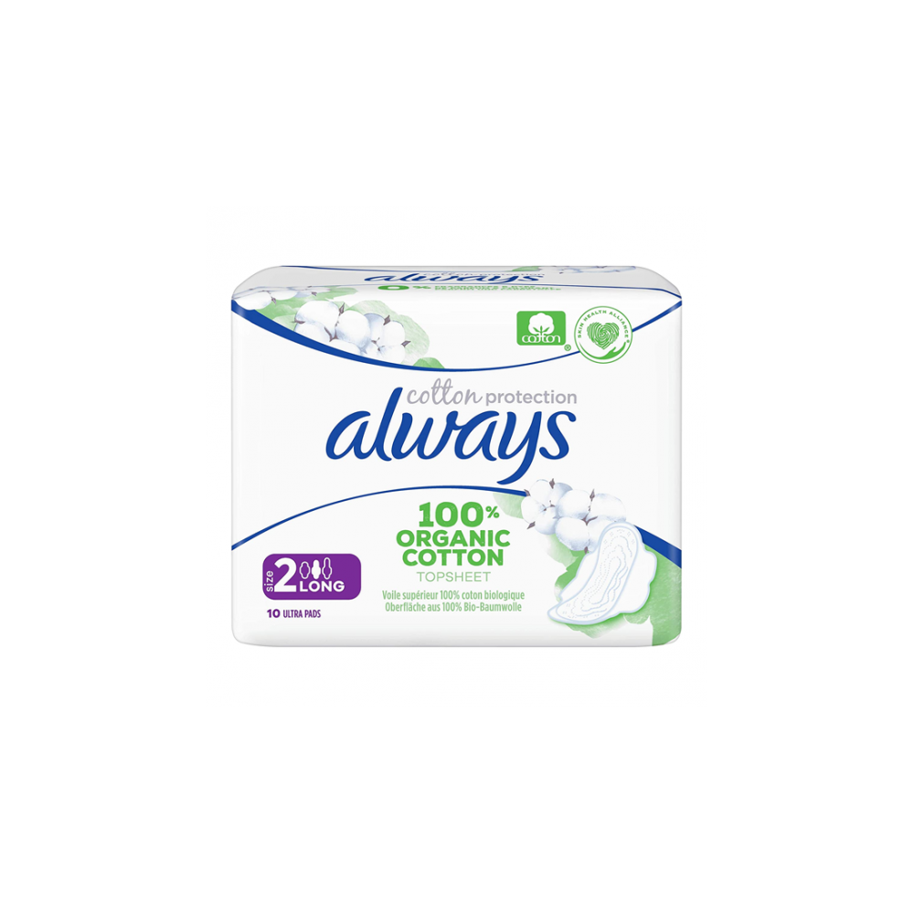 Always Protection Long Plus Serviettes Coton