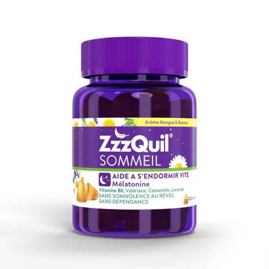ZZZquil Sommeil Gomme Mangue Banana